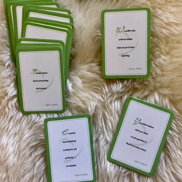 "Loving What Is" Meditation Cards by Bryon Katie - Picture 10 of 14